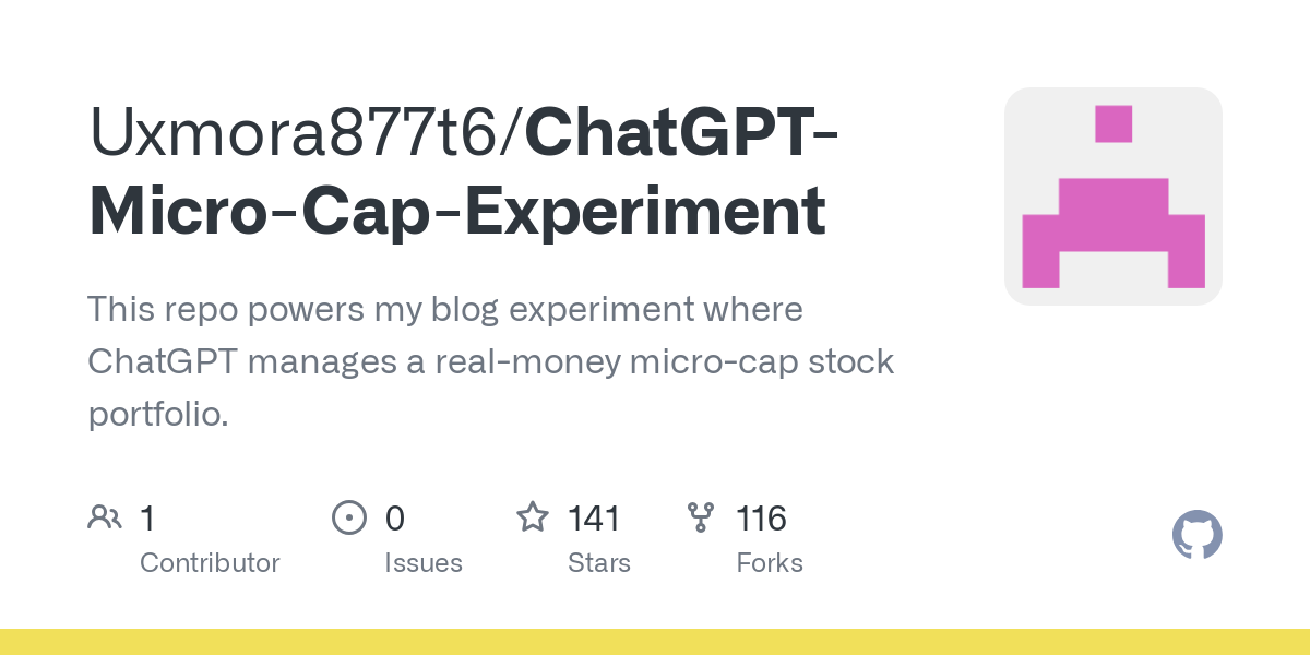 ChatGPT-Micro-Cap-Experiment